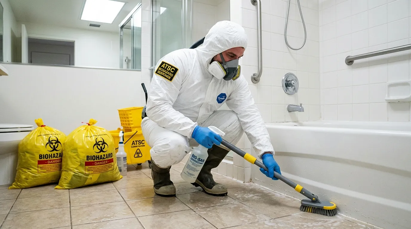 Decontamination equipment deployed for Blood Cleanup in Mentor